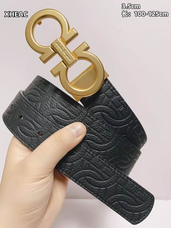 Ferragamo belt 35mmX100-125cm 8L175